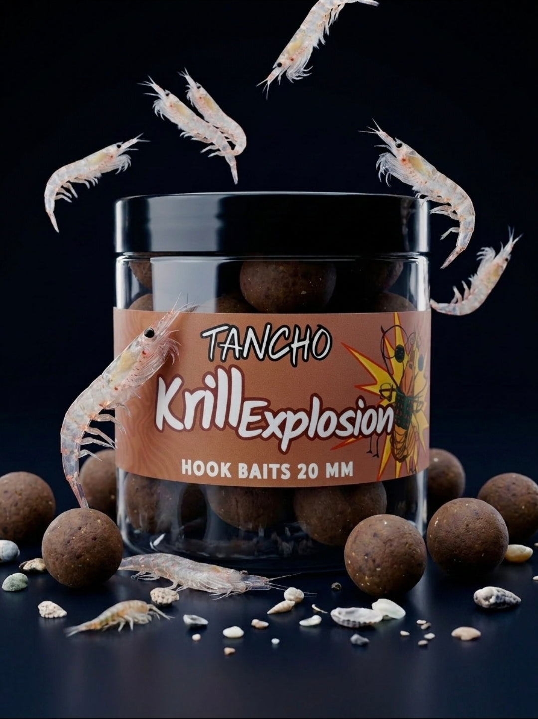 Hookbait Krill Explosion - Esche Home Made Resistenti e Potenti | Tancho Shop