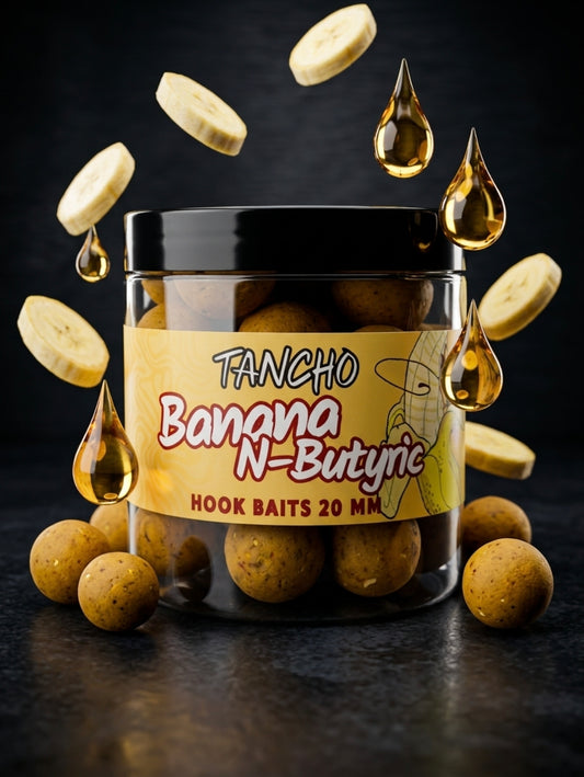 Hookbait Banana N-Butyric - Esche Resistenti e Durature per Pesca | Tancho Shop