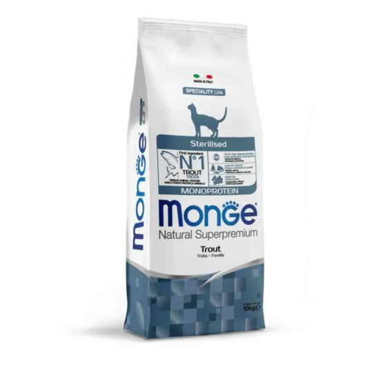 Monge Natural Superpremium Sterilized Cat Adult with Trout 