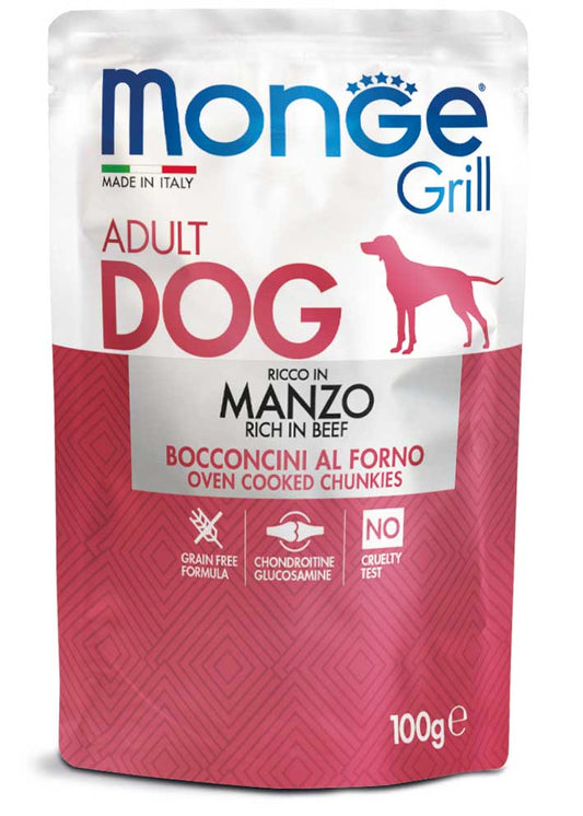 Monge grill buste manzo 100 g