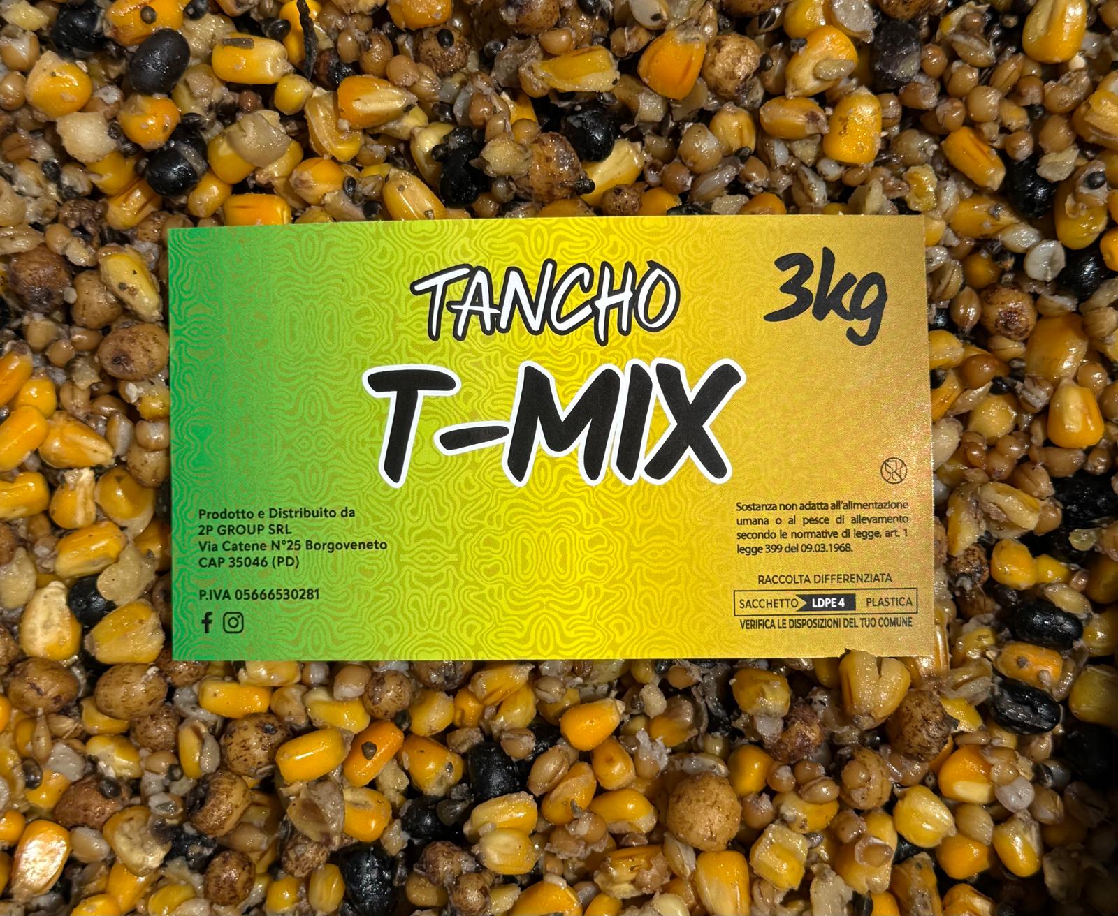T-mix - Mix Granaglie Alta Qualità 3kg – Mais, Tigher Nut, Canapa e Altri Semi per Carpfishing | Tancho Shop